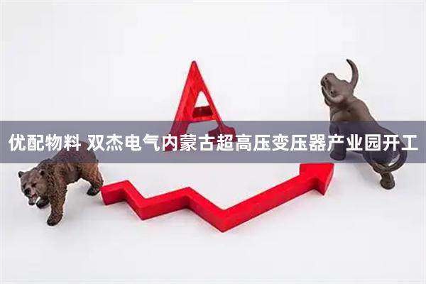 优配物料 双杰电气内蒙古超高压变压器产业园开工
