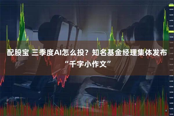配股宝 三季度AI怎么投？知名基金经理集体发布“千字小作文”
